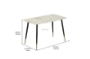 Picture of BIJOK 47"/63" Dining Table (White Marble Finishing)