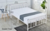 Picture of FLEMINGTON Steel Bed Frame in Double/Queen Size (White) - Double