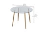 Picture of JAXSON Glass Round Dining Table