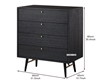 Picture of LUX 4 Drawer Chest/ Tallboy