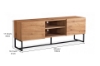 Picture of BYBLOS 2 Door TV Unit (Oak)