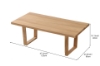 Picture of HAMILTON 120 Coffee Table (Natural)