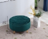Picture of AQEEL Round Ottoman (Green)
