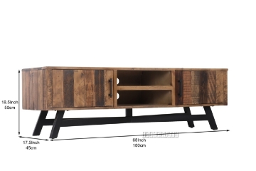 Picture of BARBADOS 180 Entertainment Unit (Reclaimed Timber)