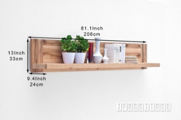 Picture of CARDIFF Wall Shelf/Wall Board (Solid European Oak & Made in Europe)