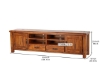 Picture of FOUNDATION Large TV Unit (Rustic Pine)