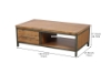 Picture of KANSAS Acacia Wood Coffee Table