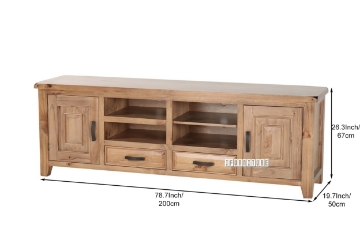 Picture of FRANCO LARGE 200 ENTERTAINMENT UNIT *SOLID NZ PINE