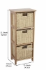 Picture of HONY Cabinet with 2/3 Paper Rope Baskets - 2 Drawer