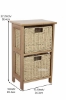 Picture of HONY Cabinet with 2/3 Paper Rope Baskets - 3 Drawers