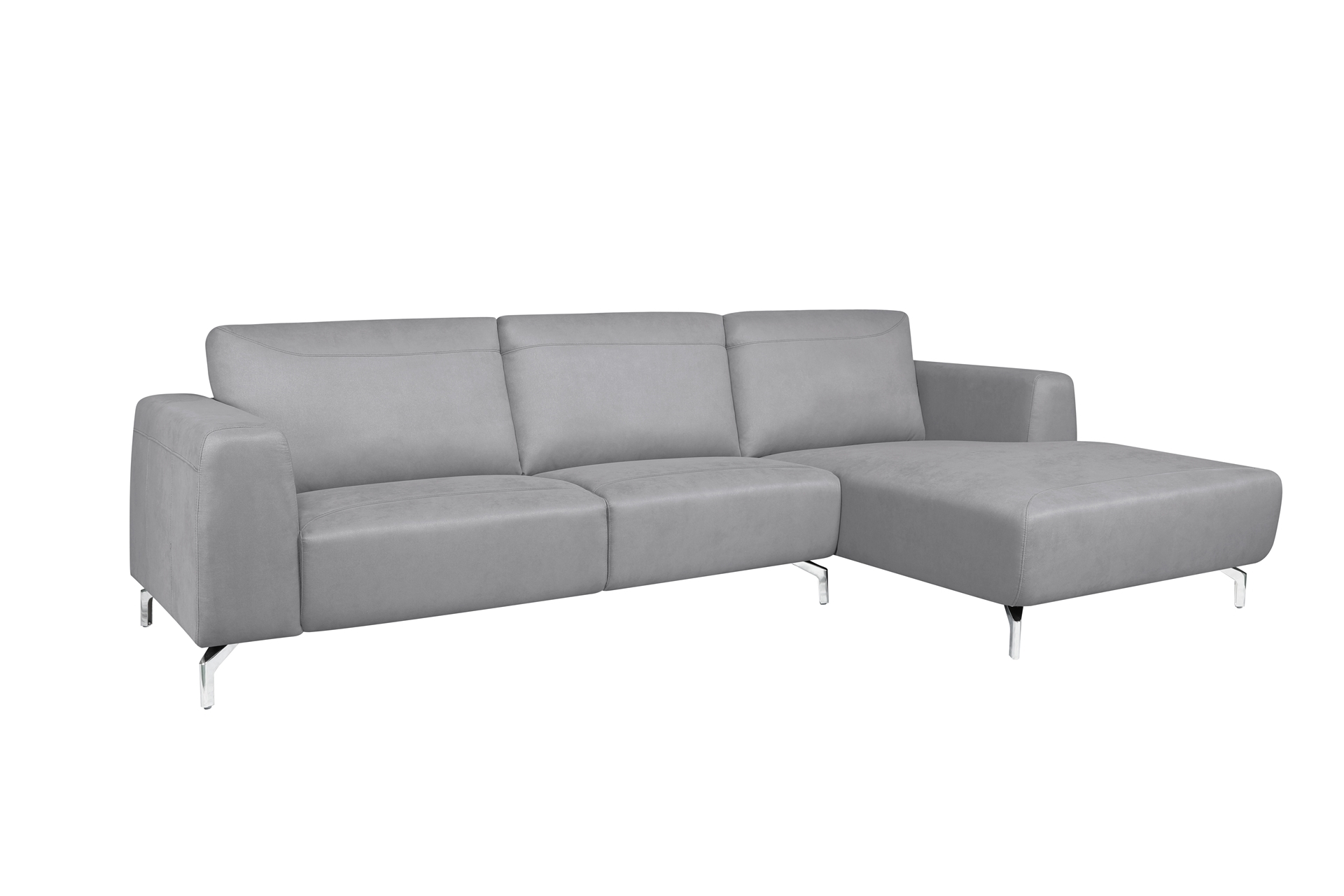 LINCOLN Fabric Sectional Sofa (Light Grey) RightiFurnitureThe