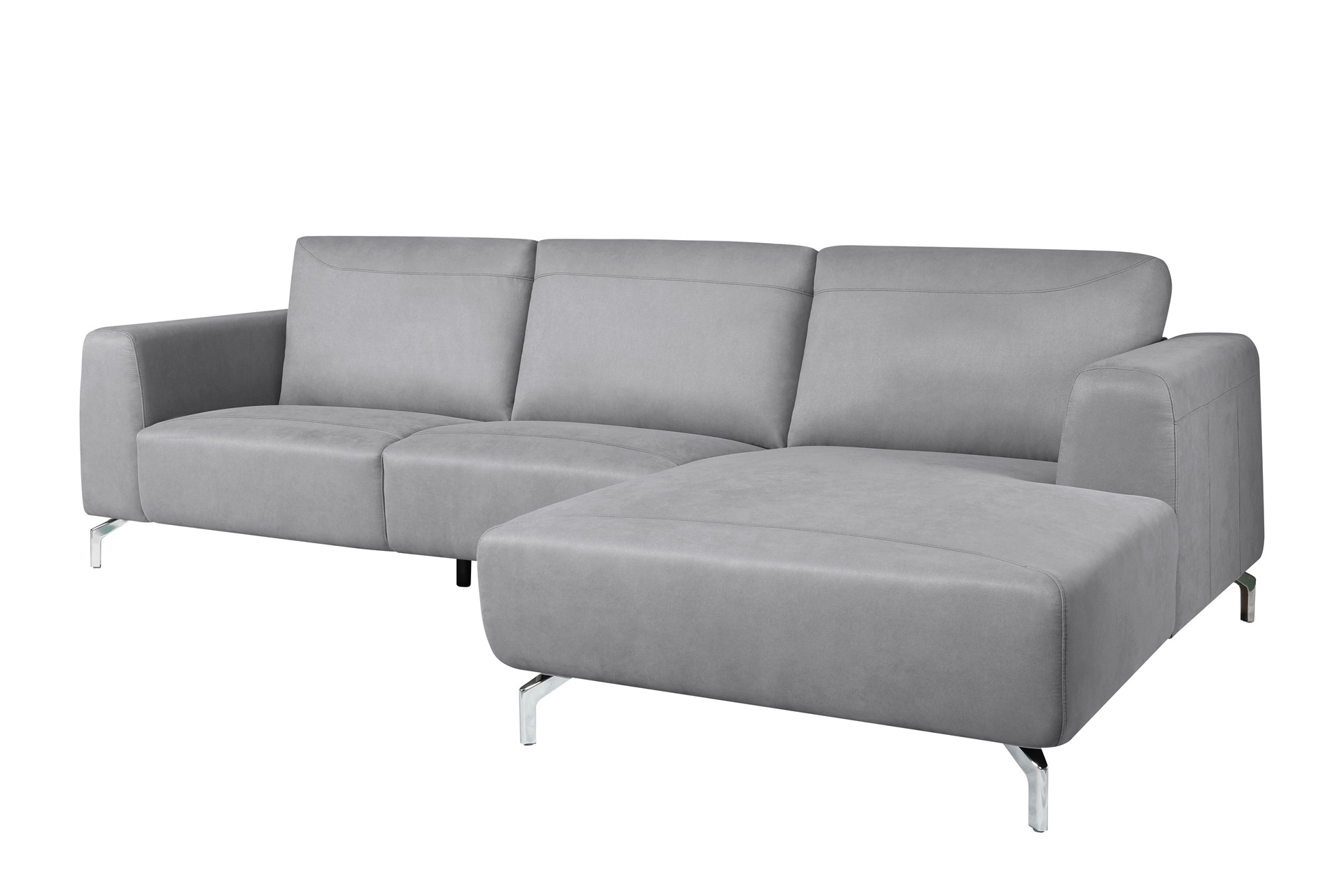 LINCOLN Fabric Sectional Sofa (Light Grey) RightiFurnitureThe