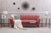 Picture of FINAL SALE! EVA 3+2+1 Velvet Sofa Range (Pink)