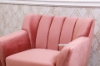 Picture of FINAL SALE! EVA 3+2+1 Velvet Sofa Range (Pink)