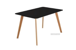 Picture of SKIVE 1.2m/1.6m Dining Table (Black) - 120CM x 80CM