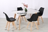 Picture of SKIVE  1.2/1.6M 5PC DINING SET *BLACK