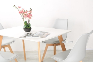 Picture of SKIVE  1.2/1.6M 5PC Dining Set (Gray)