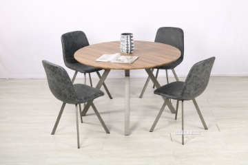 Picture of PLAZA 120 Round Dining Set (2 Colors)