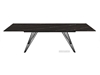 Picture of RANGER 160-240 CM EXTENSION Ceramic Marble Dining Table (Matt Golden Black)