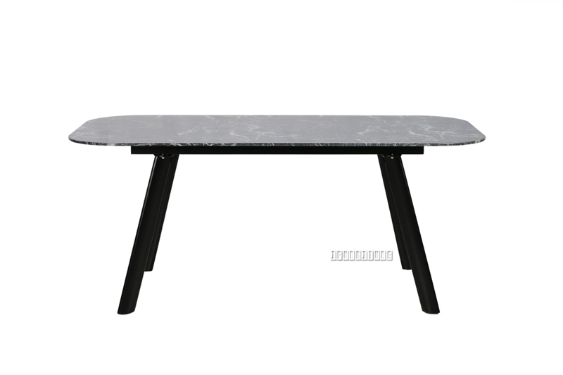 Picture of LEO marble Look Glass Dining  Table