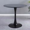 Picture of TULIP  31.5"/39.4" Round Dining Table (Black)