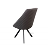 Picture of BRUNO Technical Fabric Swivel Dining Chair (Dark Grey)
