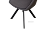 Picture of BRUNO Technical Fabric Swivel Dining Chair (Dark Grey)