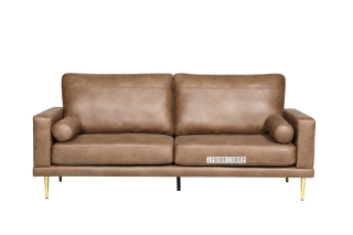 Picture of SORRENTO EMBOSSING Fabric Sofa Range (Brown) - 2+3 Sofa Set
