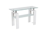 Picture of HORIZON Glass Console Table with High Gloss (White)