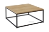 Picture of HENMAN 85 Square Coffee Table (Oak & Black)