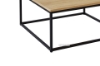 Picture of HENMAN 85 Square Coffee Table (Oak & Black)