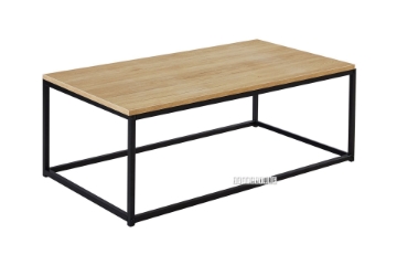 Picture of HENMAN 110 Rectangle Coffee Table (Oak & Black)