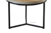 Picture of HENMAN 50 Round Side Table (Oak & Black)