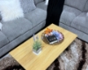 Picture of HENMAN 110 Rectangle Top with Straight Leg Coffee Table (Oak & Black)