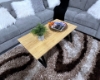 Picture of HENMAN 110 Rectangle Top with Straight Leg Coffee Table (Oak & Black)