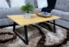 Picture of HENMAN 110 Rectangle Top with Straight Leg Coffee Table (Oak & Black)