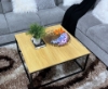 Picture of HENMAN 85 Square Coffee Table (Oak & Black)
