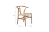 Picture of WISHBONE Solid Beech Wood Y Replica Chair (Natural) - 23"×21.5"×29"