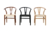 Picture of WISHBONE Solid Beech Wood Y Replica Chair (Natural) - 23"×21.5"×29"