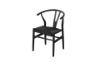 Picture of WISHBONE Solid Beech Y Replica Chair (Black Frame-Black Seat) - 23"×21.5"×29"