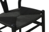 Picture of WISHBONE Solid Beech Y Replica Chair (Black) - 23"×21.5"×29"