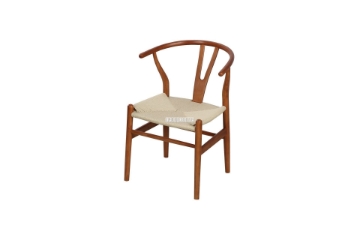 Picture of WISHBONE Solid Beech Wood Y Chair Replica (Walnut)