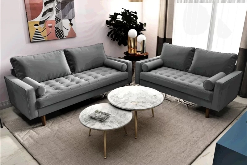 Picture of FAVERSHAM 3+2 Sofa Range (Grey) - 3+2 Set