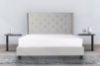 Picture of ELY Linen Upholstered Queen Size Bed Frame