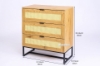 Picture of SAILOR 3-Drawer Chest with Rattan (Oak)