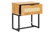 Picture of SAILOR 1-Drawer Bedside Table with Rattan (Oak)