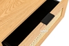 Picture of SAILOR 1 Drawer Bedside Table with Rattan (Oak)