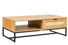Picture of SAILOR 120 1 DRAWER COFFEE TABLE WITH RATTAN *OAK