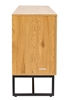 Picture of SAILOR 3 Door Sideboard with Rattan (Oak)