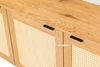 Picture of SAILOR 3 Door Sideboard with Rattan (Oak)